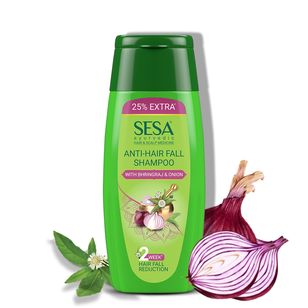 Ayurvedic Onion Anti-Hair Fall Shampoo with Bhringraj - 200ml