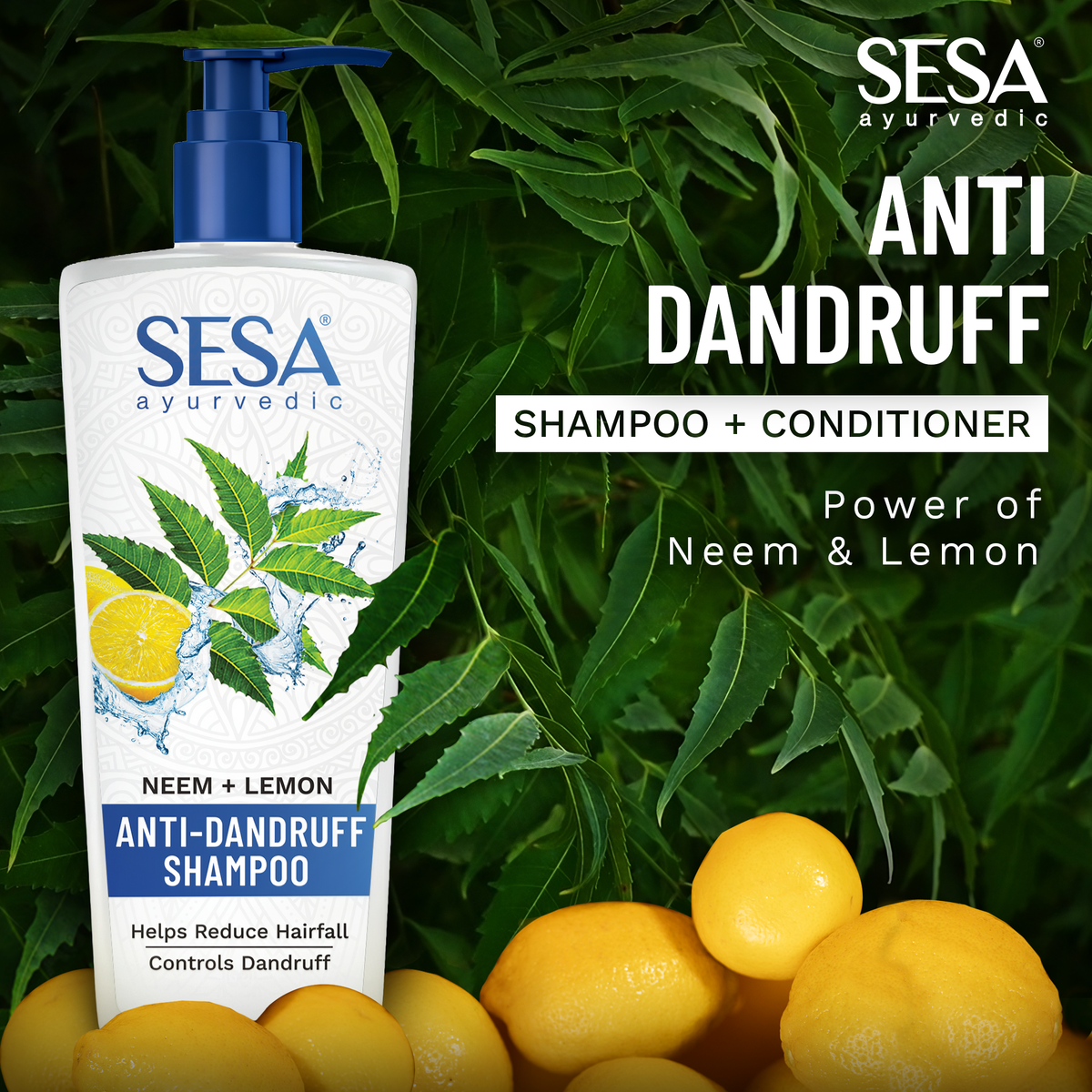 Ayurvedic Anti Dandruff Shampoo - 500ml