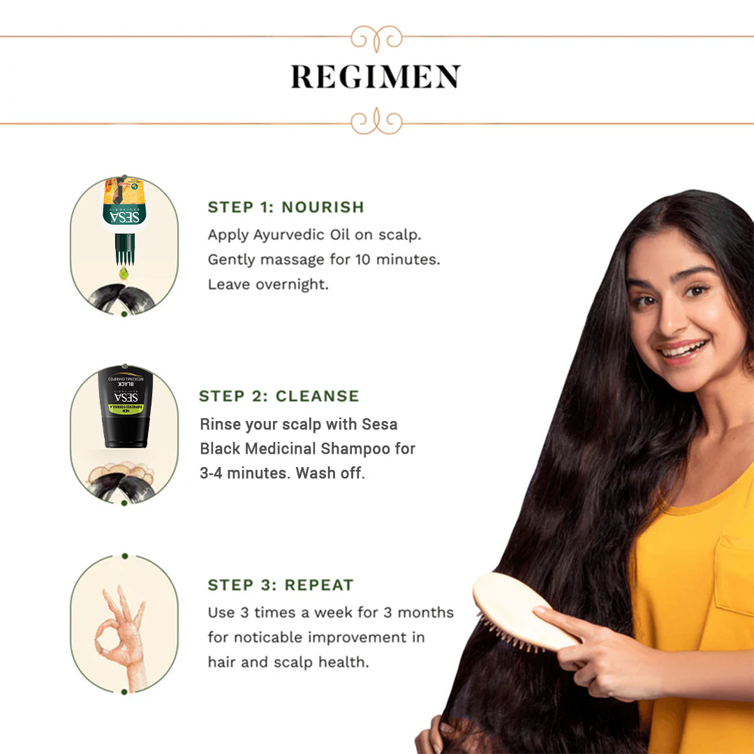 Ayurvedic Anti Hair Fall Combo