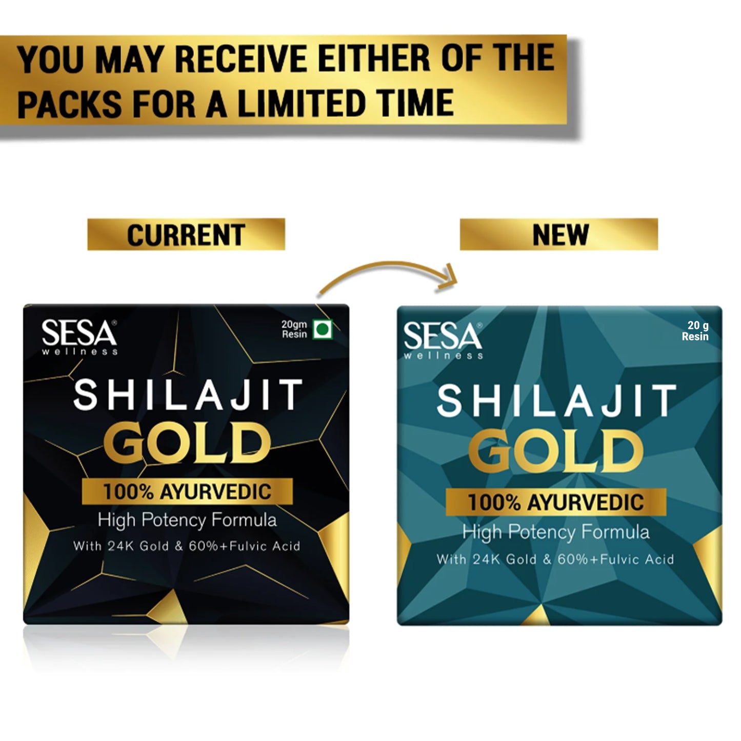 Ayurvedic Shilajit Gold Resin - 20gm