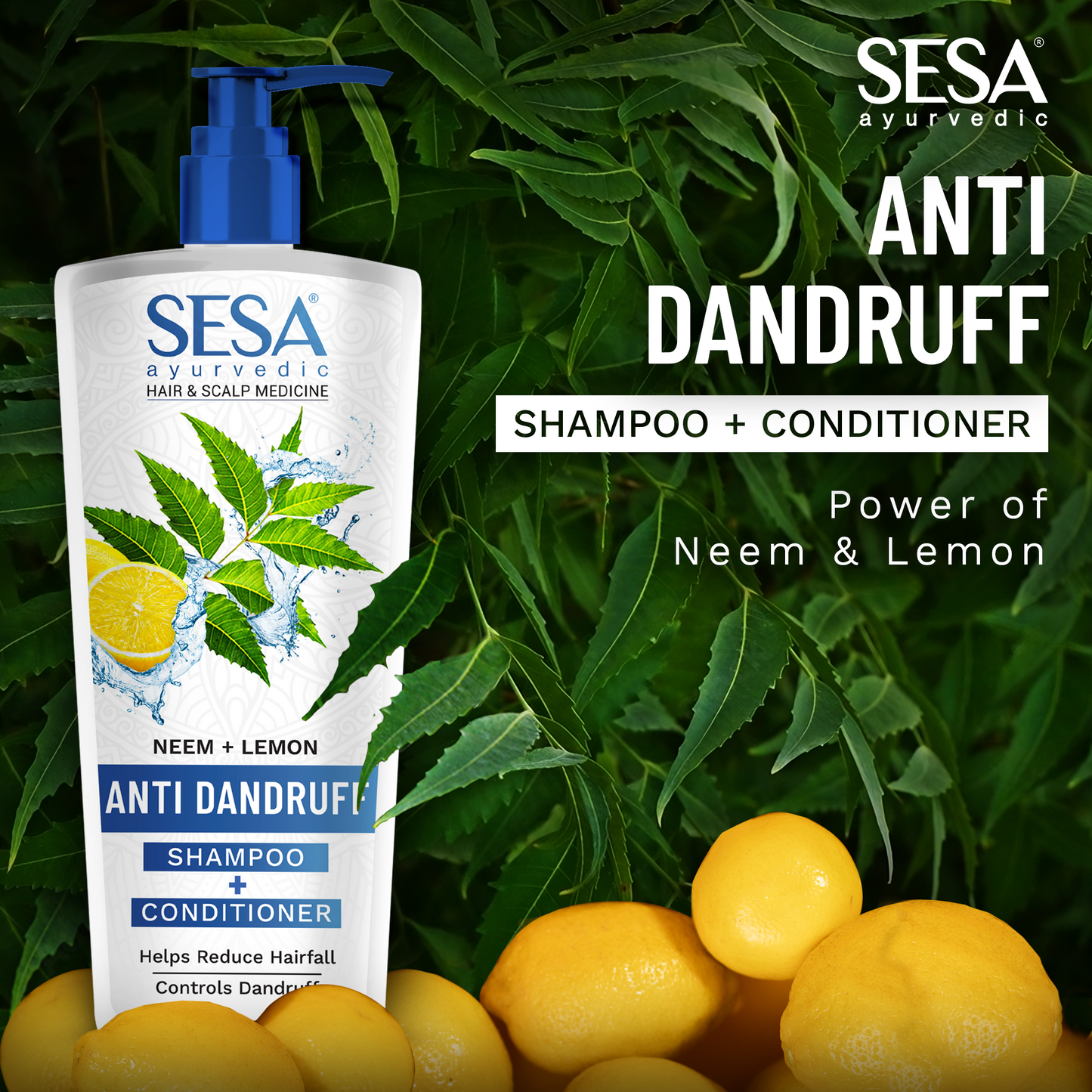 Ayurvedic Anti Dandruff Shampoo - 500ml