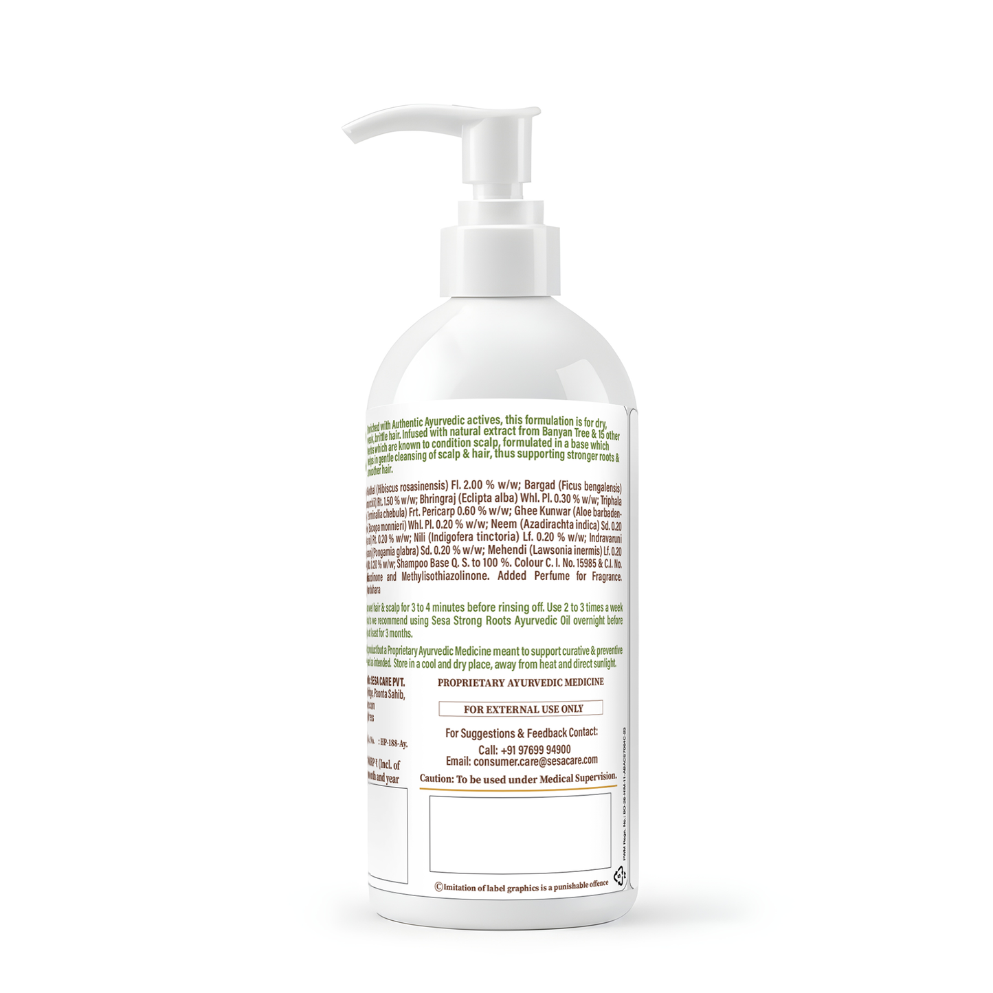 Sesa Ayurvedic Strong Roots Shampoo