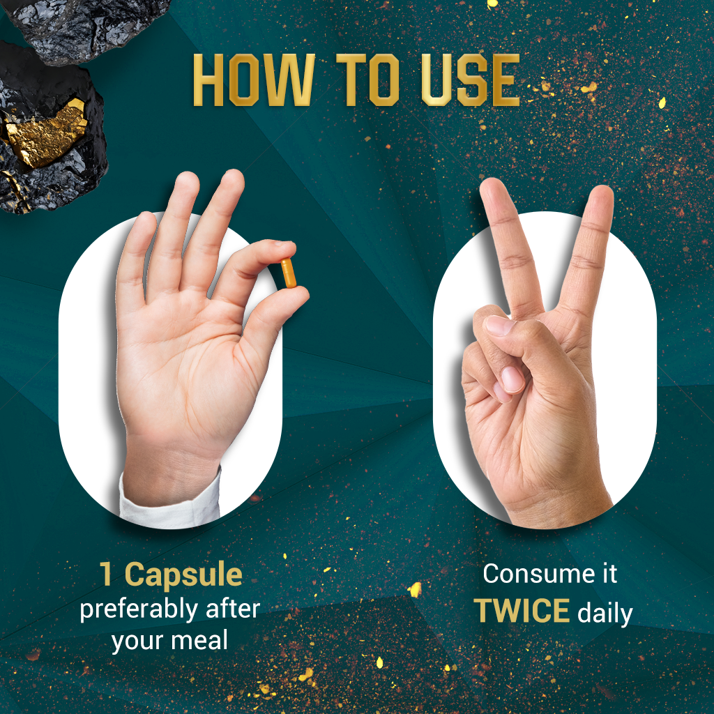 Ayurvedic Shilajit Gold Capsules