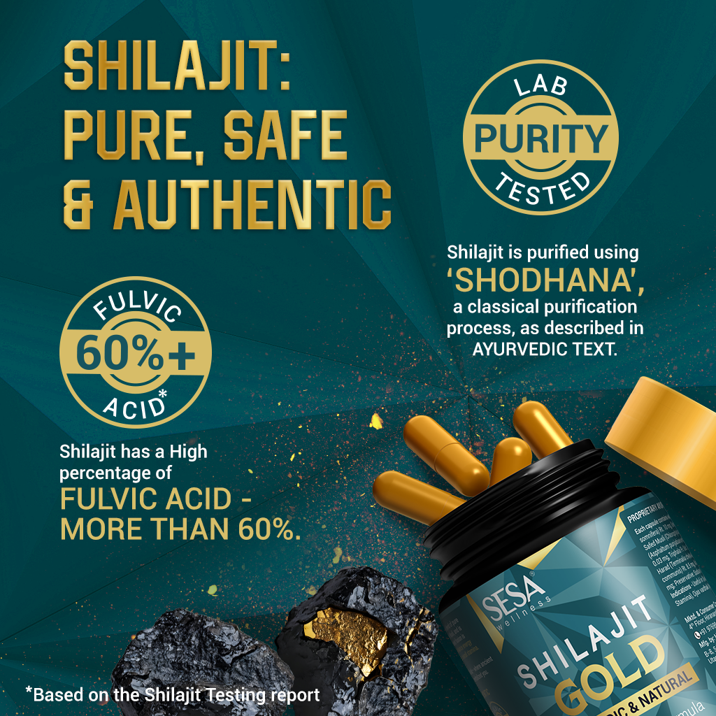 Ayurvedic Shilajit Gold Capsules