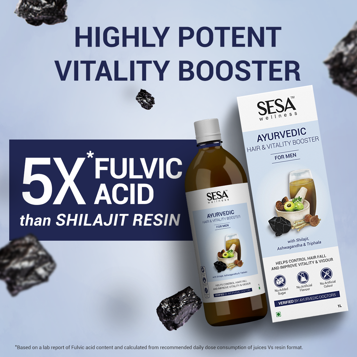 Ayurvedic Hair & Vitality Booster Juice For Men