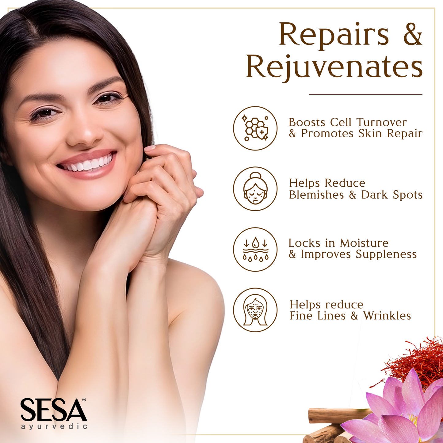 Kumkumadi Night Cream with Padma for Skin Brightening - 50gm