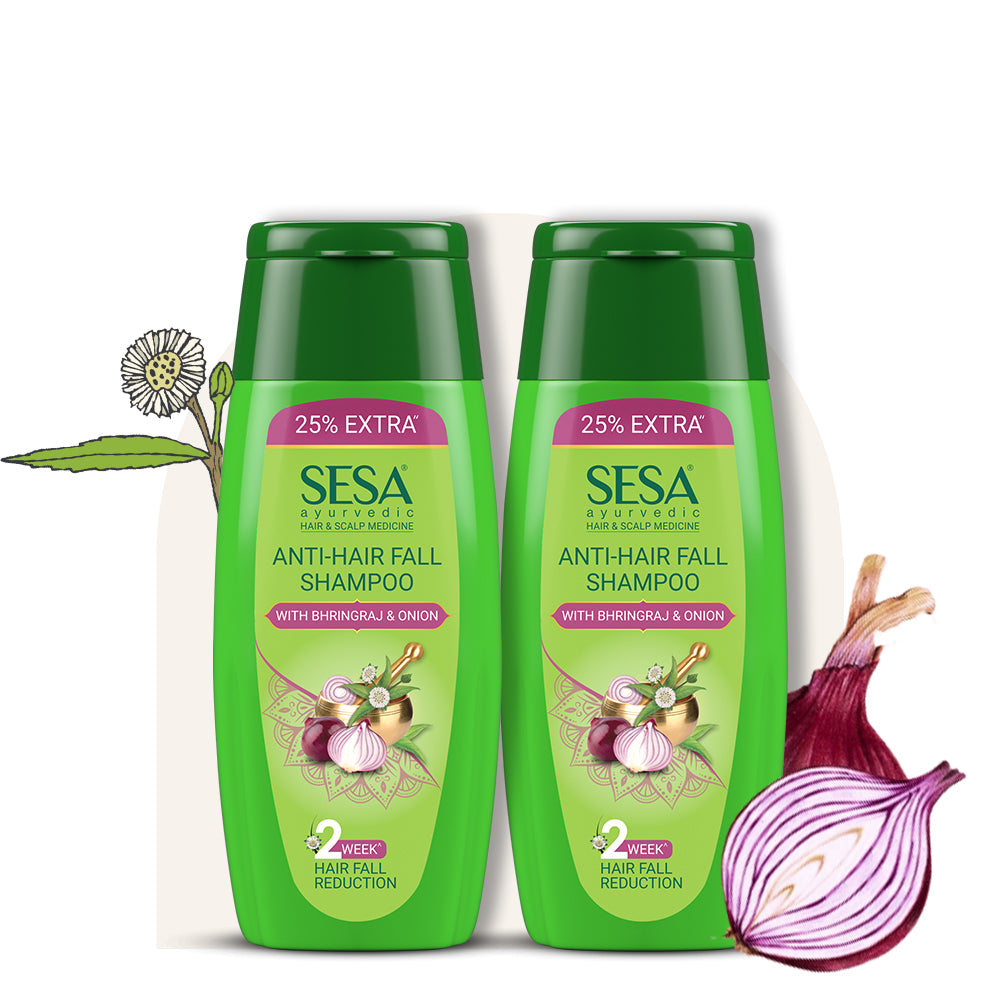 Ayurvedic Onion Anti-Hair Fall Shampoo with Bhringraj - 200ml