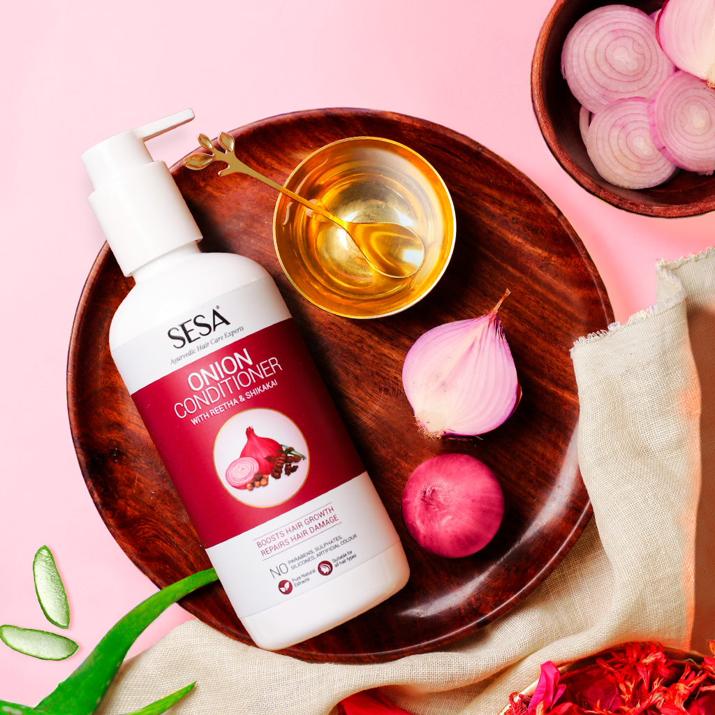 Onion Damage Repair Conditioner with Reetha & Shikakai