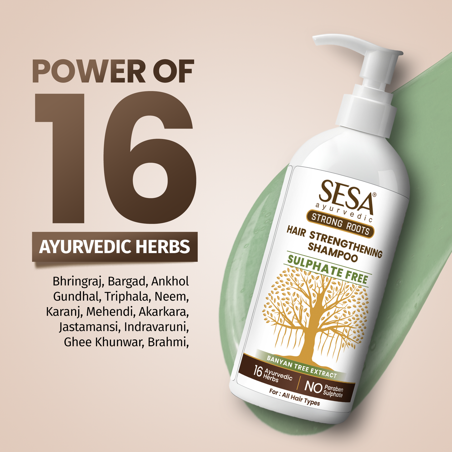 Sesa Ayurvedic Strong Roots Shampoo