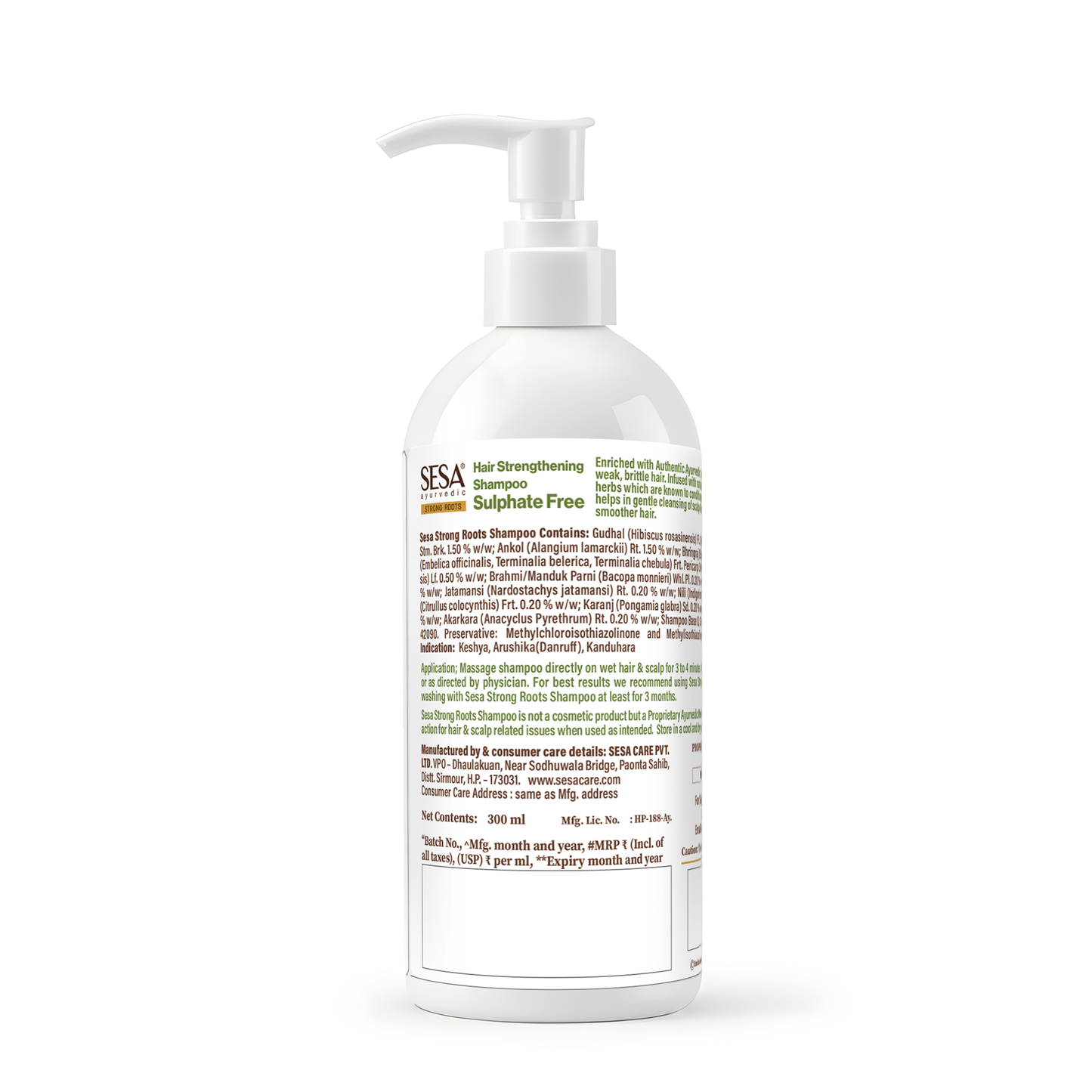 Sesa Ayurvedic Strong Roots Shampoo
