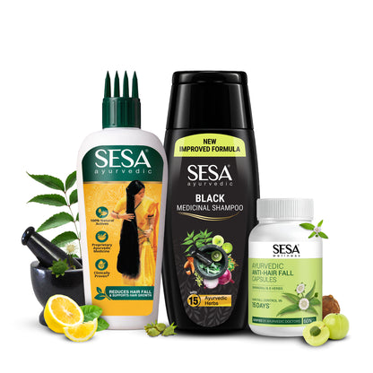 15 Days Ayurvedic Hair Fall Control Kit