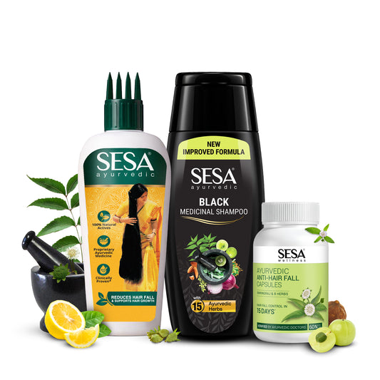 15 Days Ayurvedic Hair Fall Control Kit
