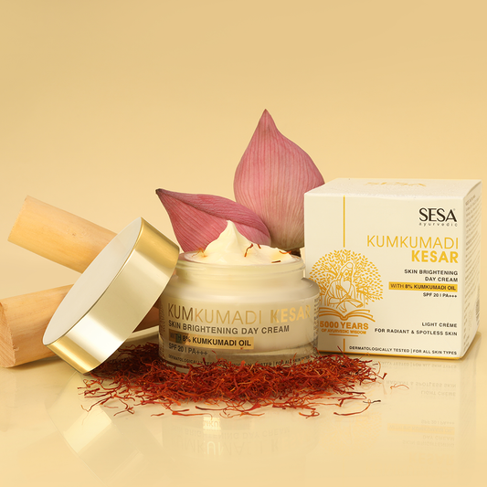 Kumkumadi Day Cream with Kesar for Skin Brightening