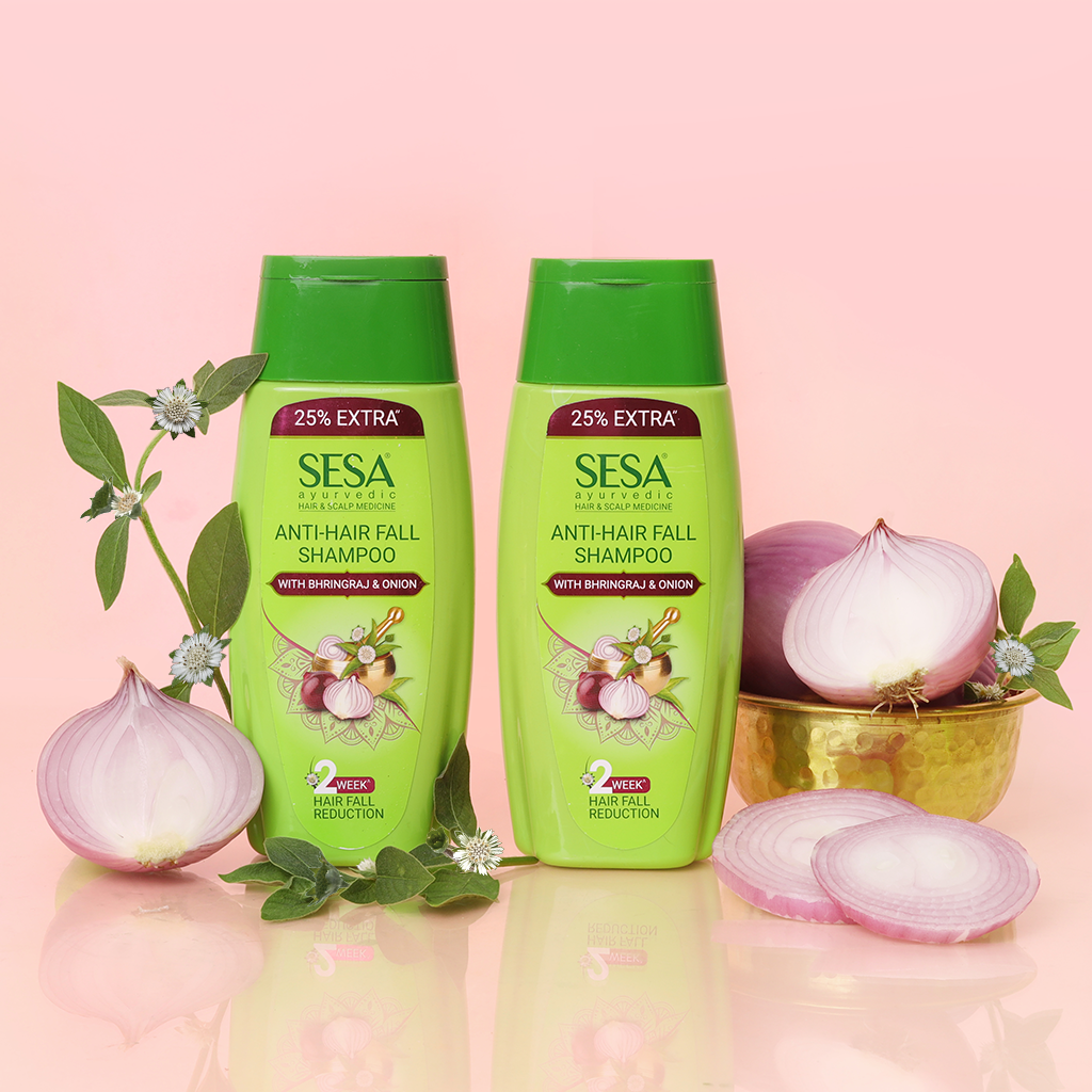 Ayurvedic Onion Anti-Hair Fall Shampoo with Bhringraj