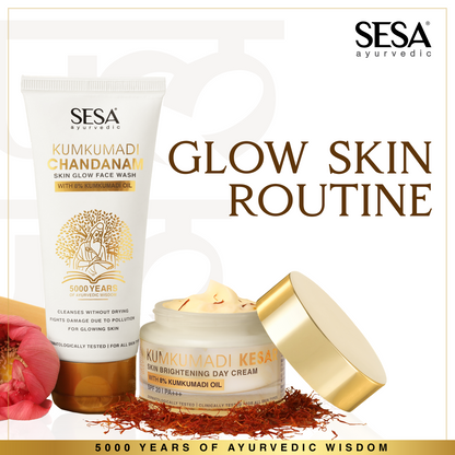 Glow Skin Routine - Face Wash + Day Cream