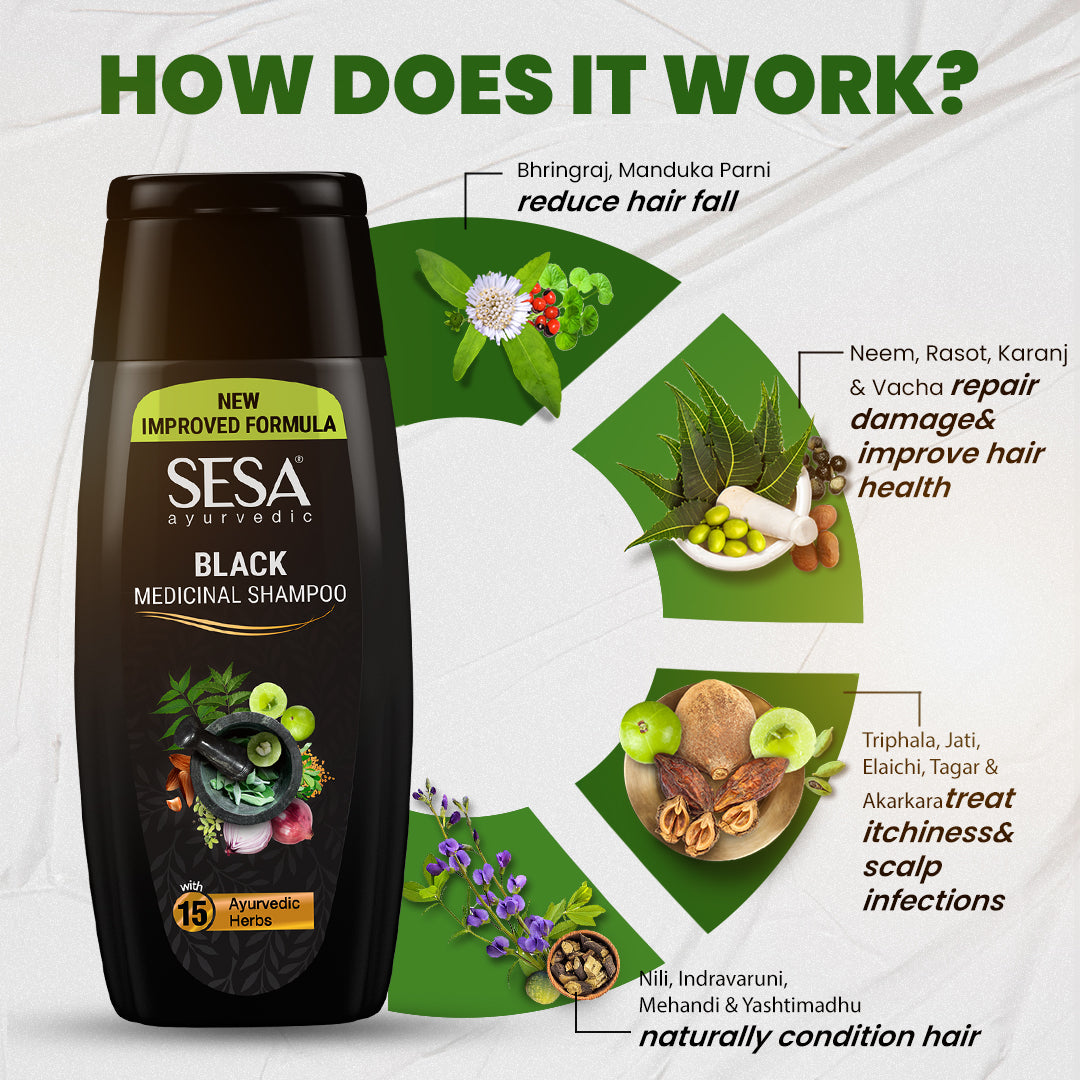 Ayurvedic Medicinal Anti-Hair Fall Shampoo - 200ml