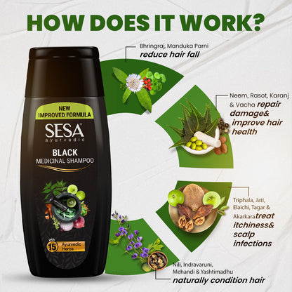 Ayurvedic Medicinal Anti-Hair Fall Shampoo - 200ml