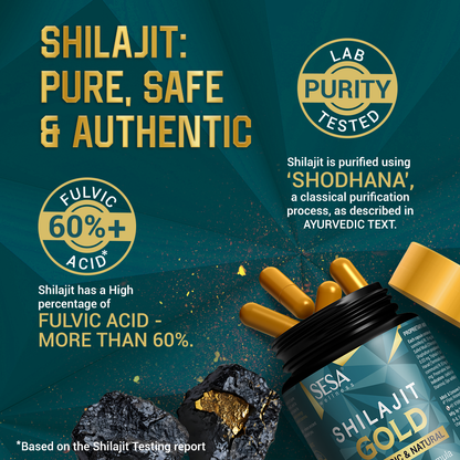 Ayurvedic Shilajit Gold Capsules