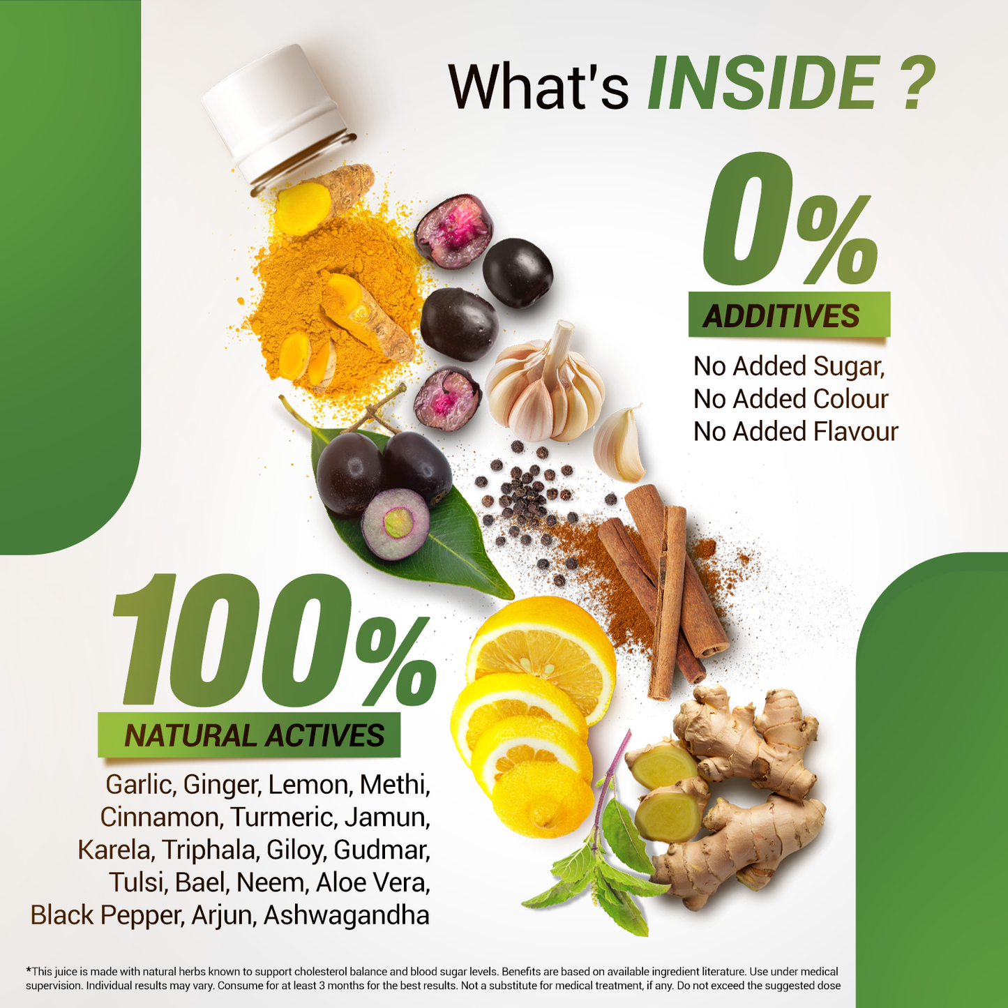 2-in-1 Ayurvedic Juice for Diabetes & Cholesterol Care
