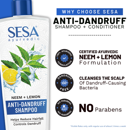 Ayurvedic Anti Dandruff Shampoo - 500ml