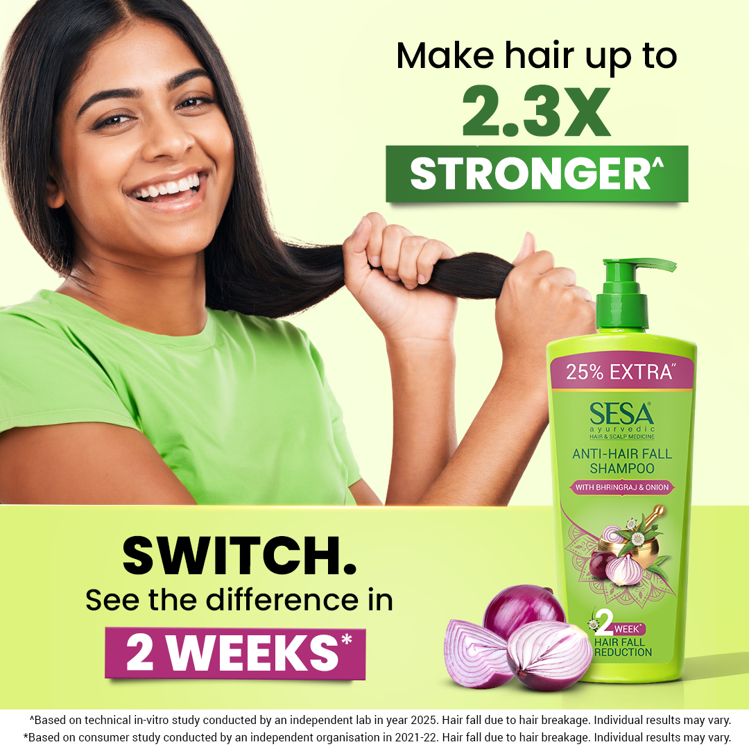 Ayurvedic Onion Anti-Hair Fall Shampoo with Bhringrajl