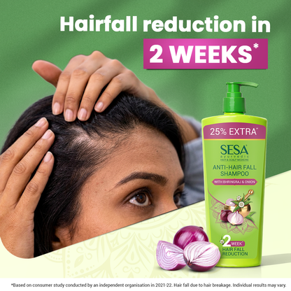 Ayurvedic Onion Anti-Hair Fall Shampoo with Bhringrajl