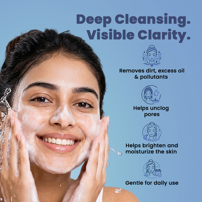 Sesa Vedscience Oil Control Combo (Serum 30 ml & Face Wash 200 ml)