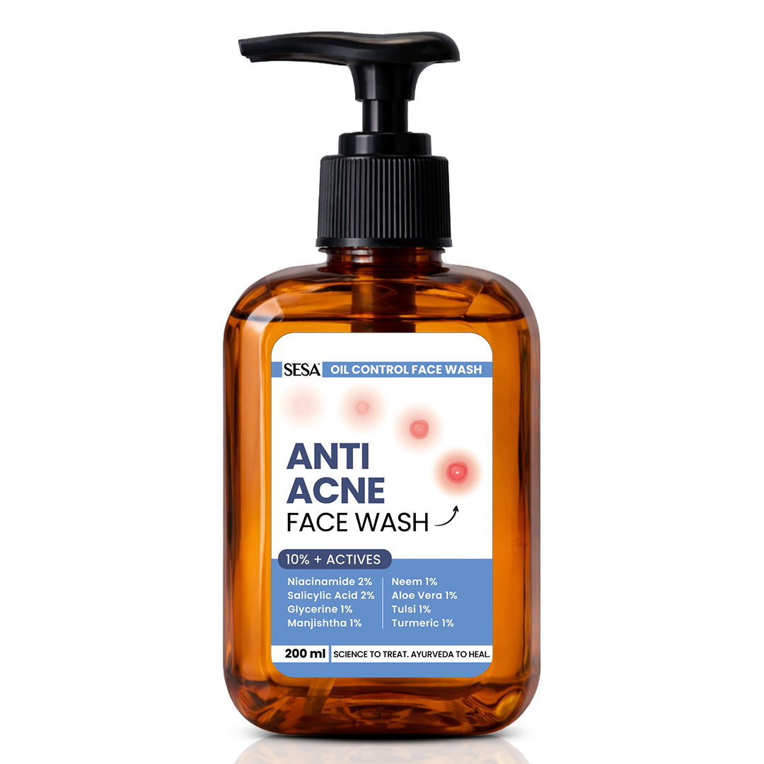 Sesa Vedscience Oil Control Combo (Serum 30 ml & Face Wash 200 ml)