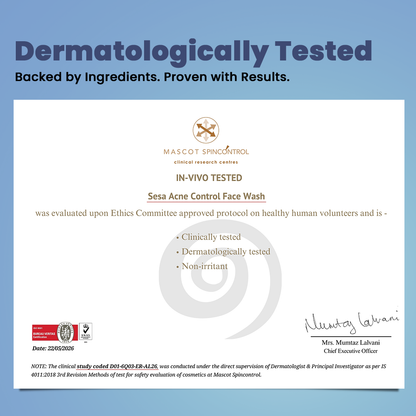 SESA VEDSCIENCE Oil Control Face Wash, 200 ml