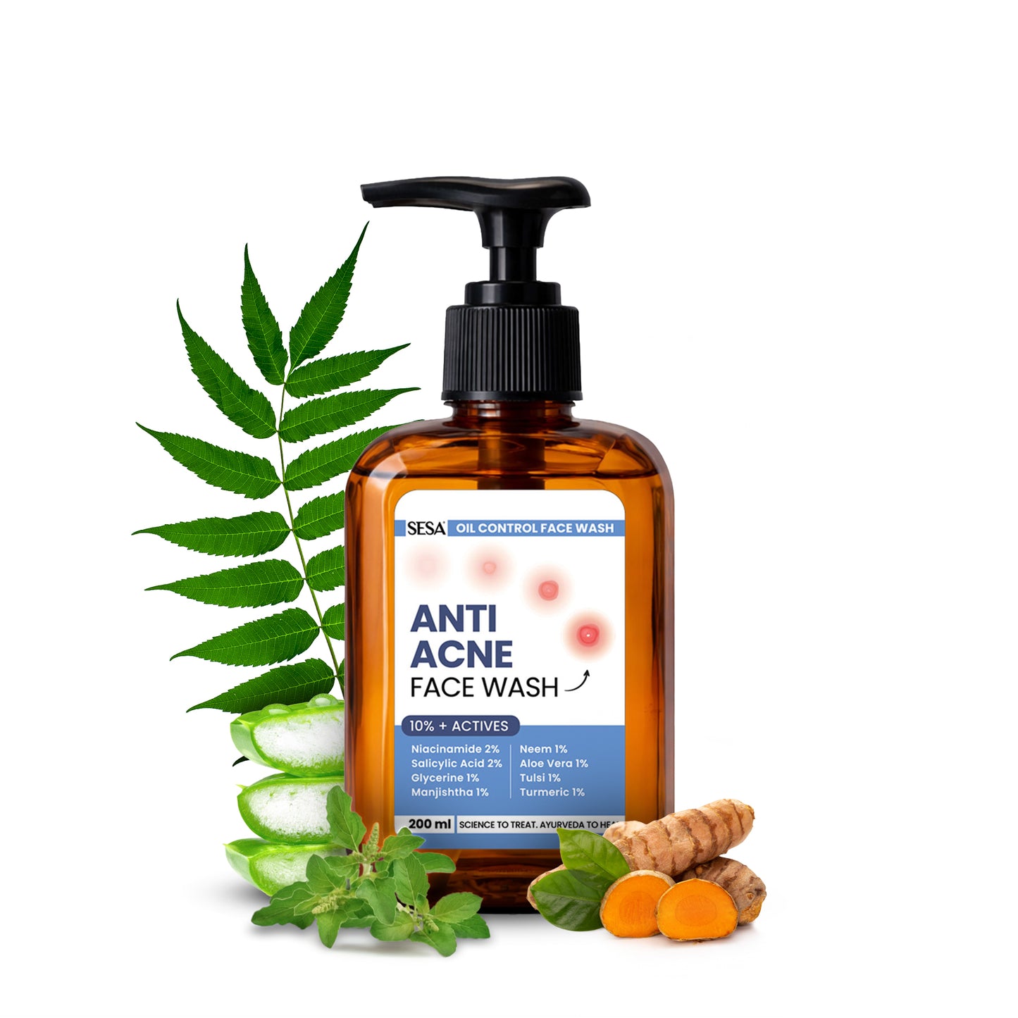 Vedscience Oil Control Face Wash - 200 ml