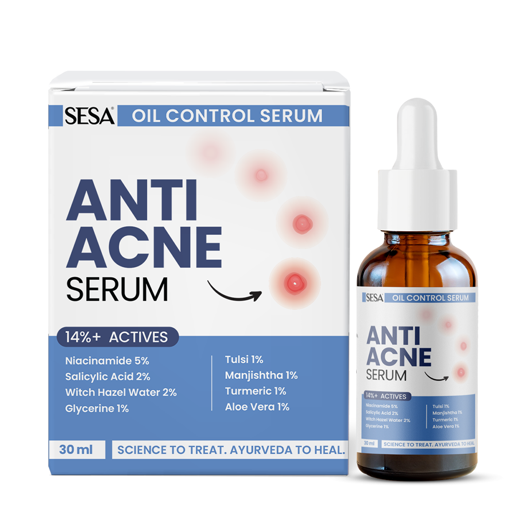 Sesa Vedscience Oil Control Combo (Serum 30 ml & Face Wash 200 ml)