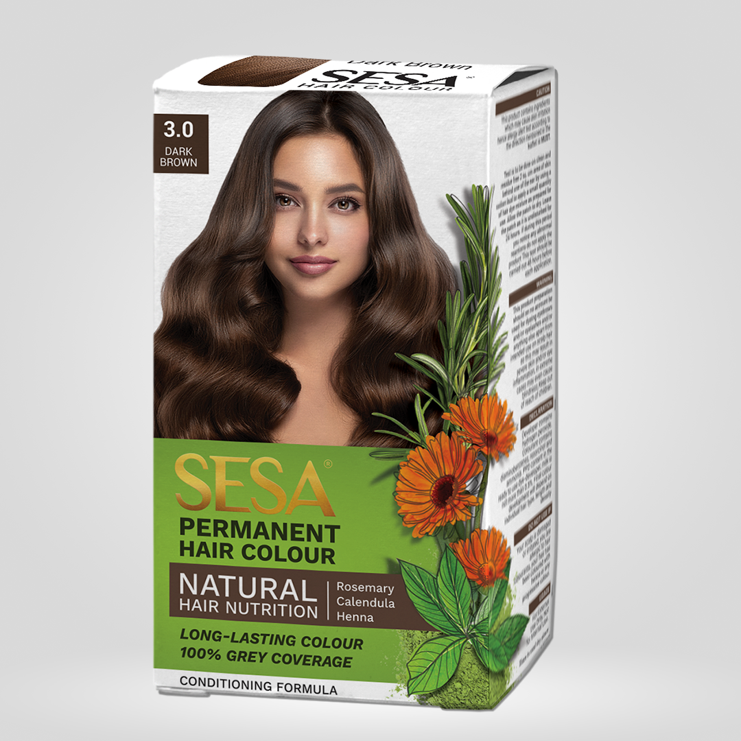 Sesa Permanent Hair Color - Brown