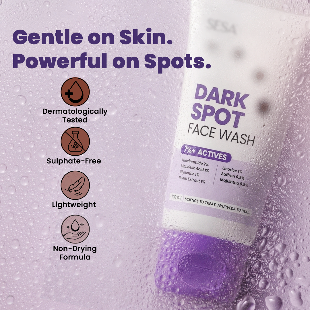 SESA VEDSCIENCE Dark Spot Face Wash, 30 ml
