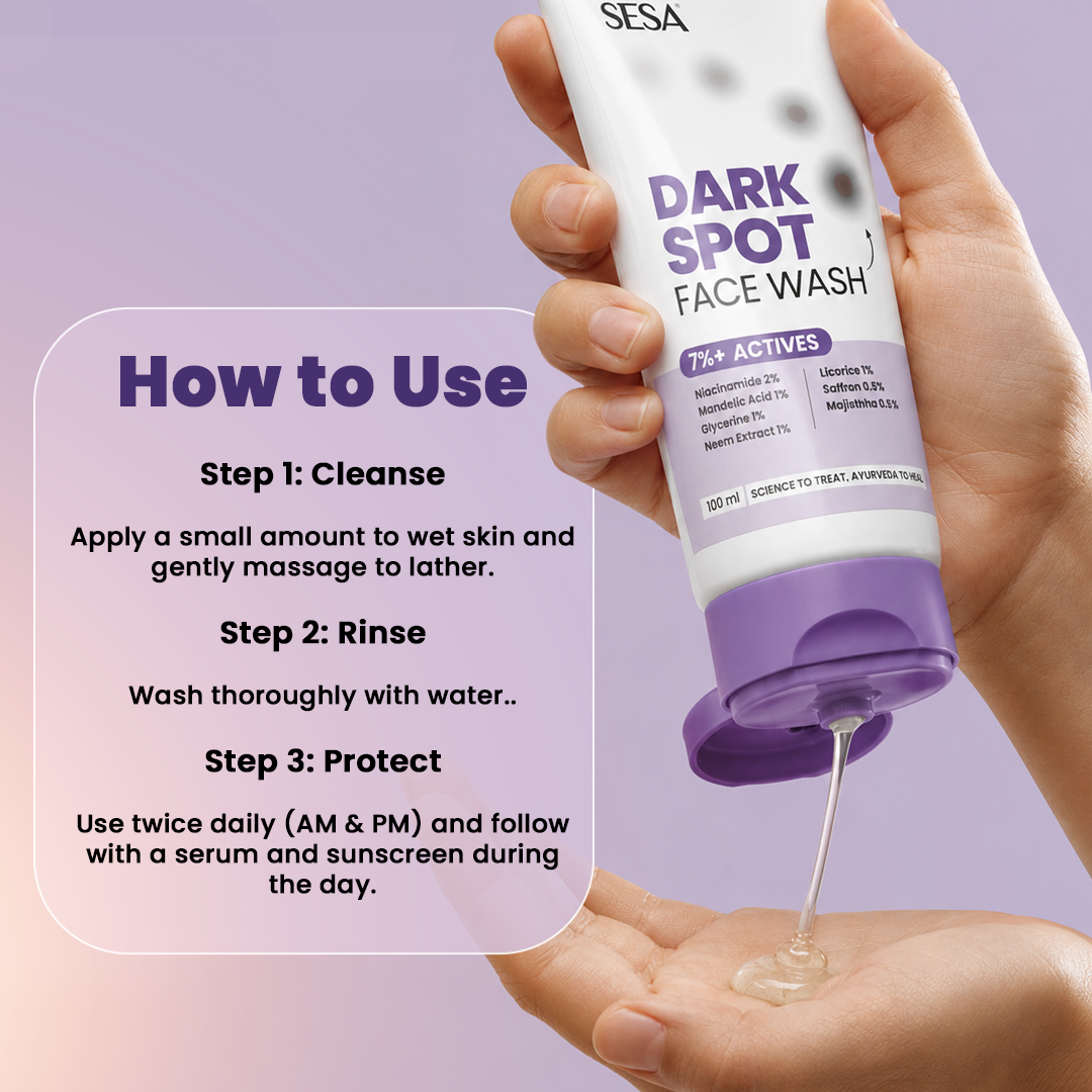 SESA VEDSCIENCE Dark Spot Face Wash, 30 ml