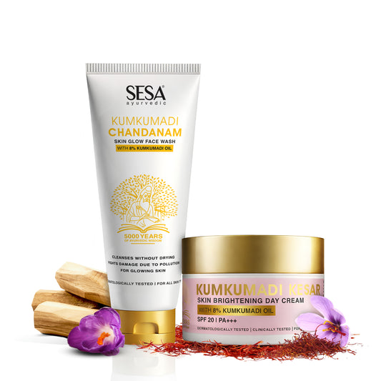 Glow Skin Routine - Face Wash + Day Cream