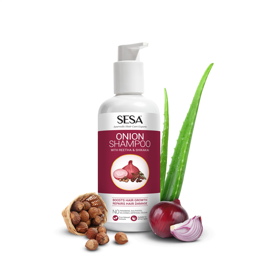 Onion Damage Repair Shampoo with Reetha & Shikakai - 300ml