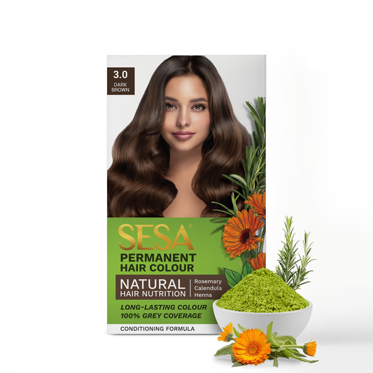 Sesa Permanent Hair Color - Brown