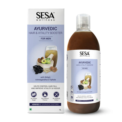 Ayurvedic Hair & Vitality Booster Juice For Men - 1000 ml