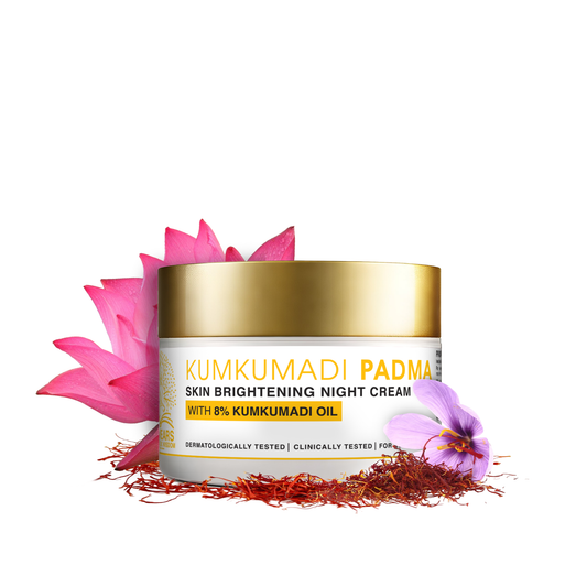 Kumkumadi Night Cream with Padma for Skin Brightening - 50gm