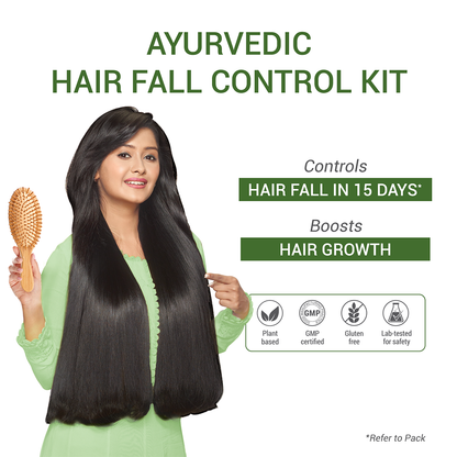 15 Days Ayurvedic Hair Fall Control Kit