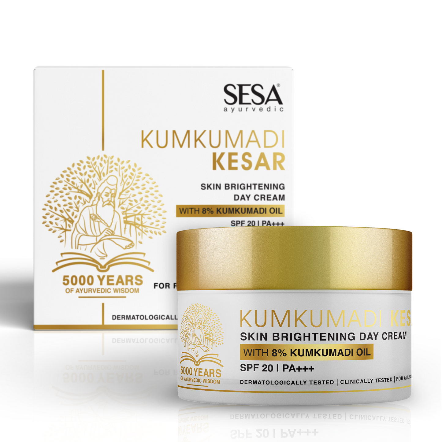 Kumkumadi Day Cream with Kesar for Skin Brightening