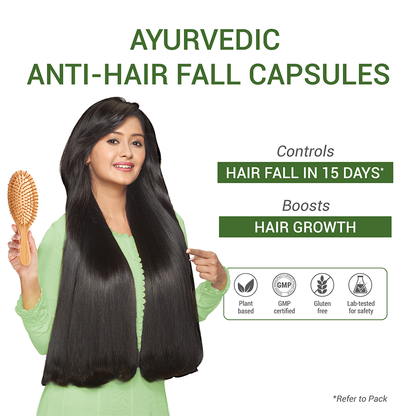 Ayurvedic Anti-Hair Fall Capsules - 60 Caps