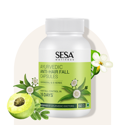 Ayurvedic Anti-Hair Fall Capsules - 60 Caps