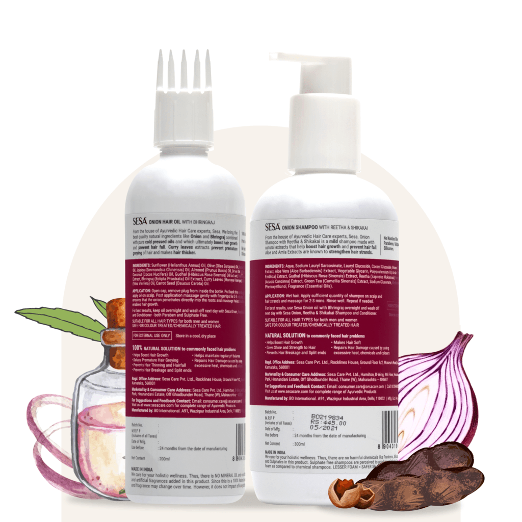 Sesa Onion Hair Growth Combo - Sesa Care