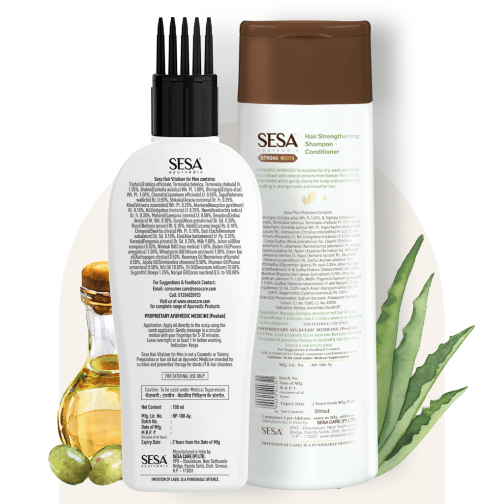 Sesa Ayurvedic Hair Vitaliser Combo for Men - Sesa Care