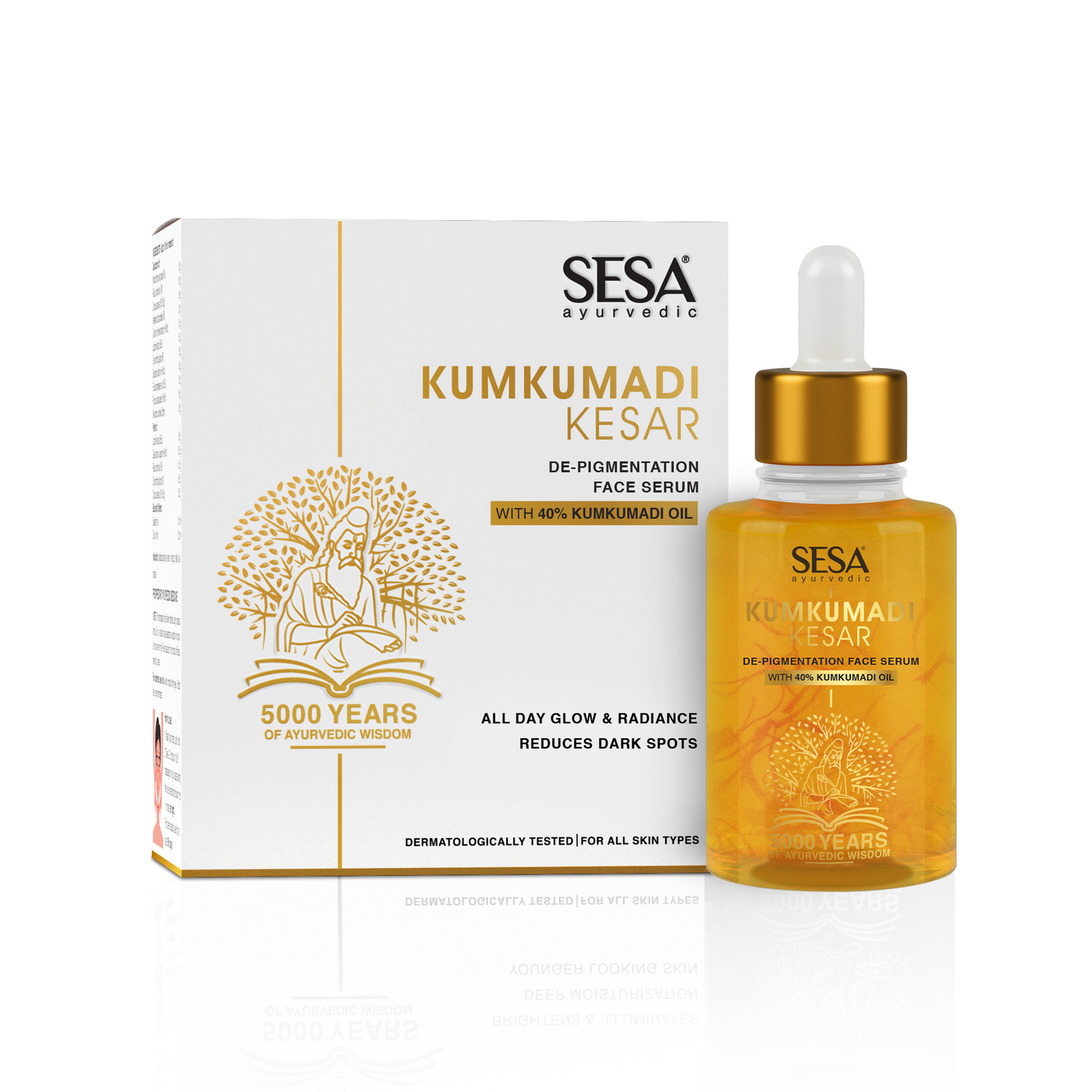 Kumkumadi Face Serum with Kesar for De-Pigmentation