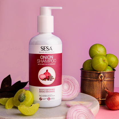 Onion Damage Repair Shampoo with Reetha & Shikakai - 300ml